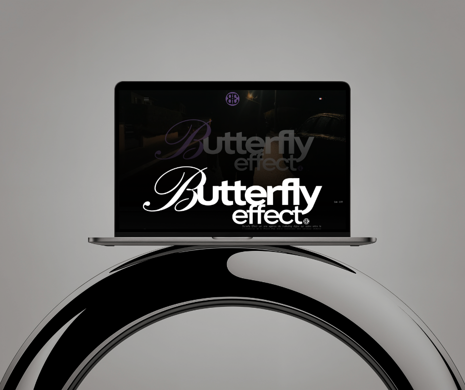 Site vitrine de Butterfly Effect